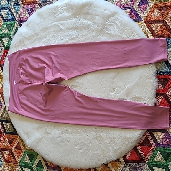 Gymshark Pink Casual Athletic Workout Lounge Lightweight Pull On Legging - Picture 12 of 12